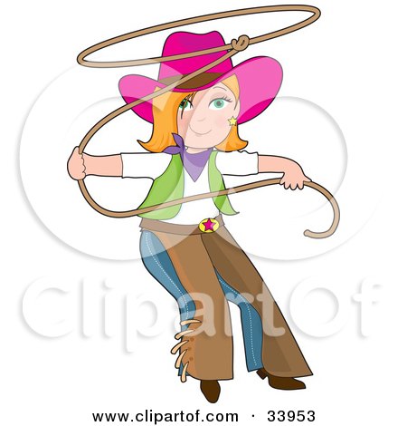 https://images.clipartof.com/small/33953-Teenage-Cowgirl-In-Chaps-And-A-Pink-Hat-Swinging-A-Lasso-Poster-Art-Print.jpg
