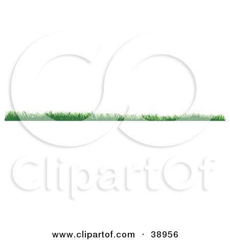 Clipart Illustration of a Long Grassy Border by Tonis Pan