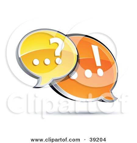 Clipart Illustration of a Customer Service Instant Messenger Window Assisting A Customer by beboy