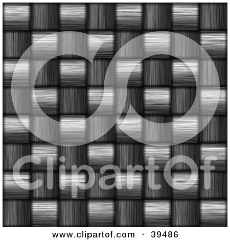 Clipart Illustration of a Woven Carbon Fiber Background by Arena Creative