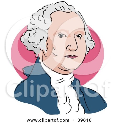 Clipart Illustration of American President George Washington by Prawny ...