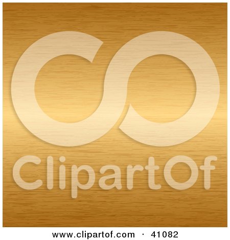 Clipart Illustration of a Background Of Brushed Shiny Gold by KJ Pargeter