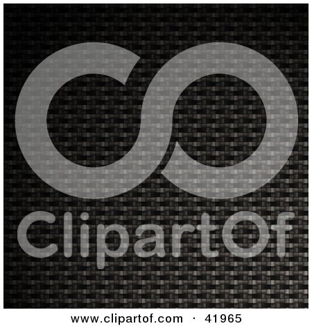 Clipart Illustration of a Carbon Fiber Weave Texture Background by Arena Creative