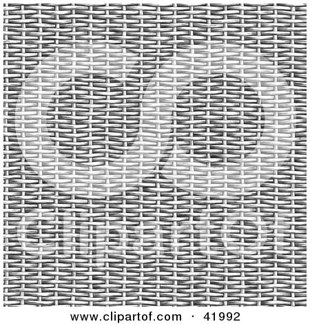 Clipart Illustration of a Textured Background of Weaved Wicker by Arena Creative