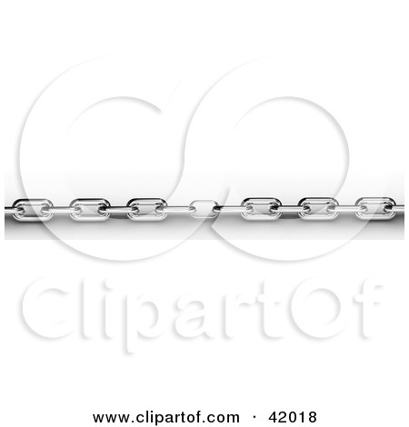 Clipart Illustration of a Weakened Link by stockillustrations