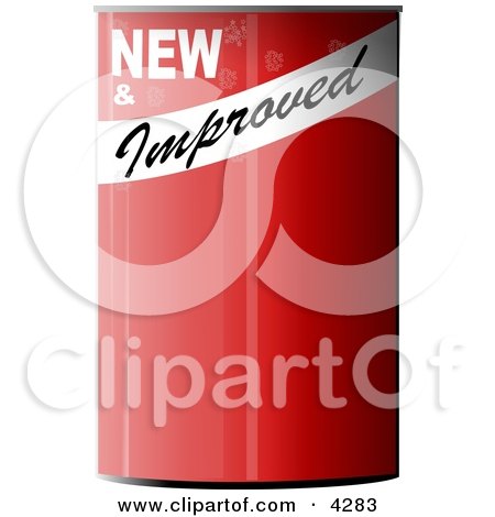 NEW & Improved Blank Can of... Clip Art by djart