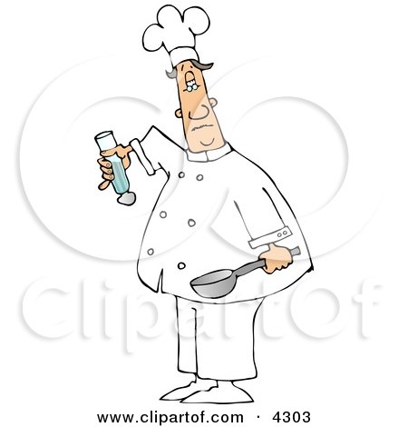 Male Chef Clipart by djart