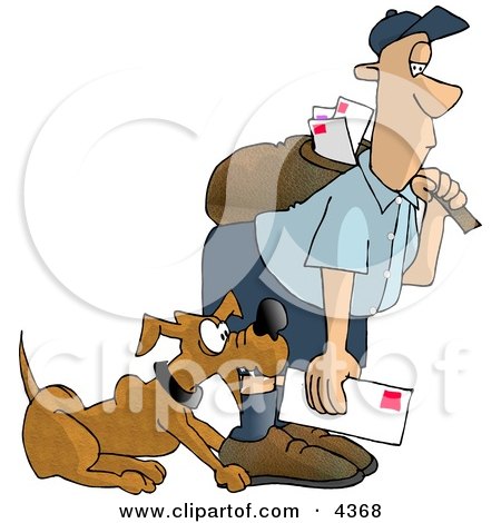 Dog Attacks On Humans Clipart by djart