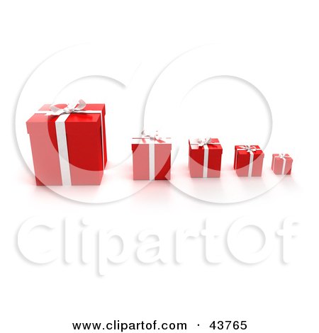 row biggest boxes gift red smallest clipart left illustration right frank boston
