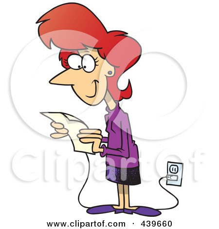 https://images.clipartof.com/small/439660-Royalty-Free-RF-Clip-Art-Illustration-Of-A-Cartoon-Businesswoman-Reading-Her-Email.jpg