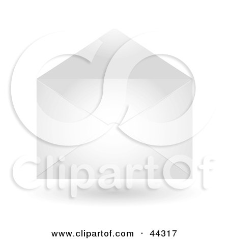 Royalty-free (RF) Clip Art Of A Blank Mail Envelope Opened by michaeltravers
