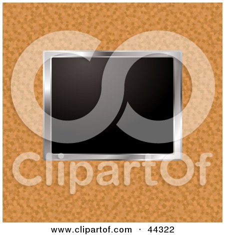 Royalty-free (RF) Clip Art Of A Picture Frame Over Cork Board by michaeltravers
