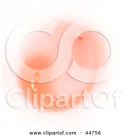 Royalty-Free (RF) Clipart Illustration of an Orange Flame Fractal by oboy