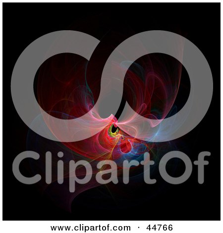 Royalty-Free (RF) Clipart Illustration of a Vibrant Colorful Fractal by oboy
