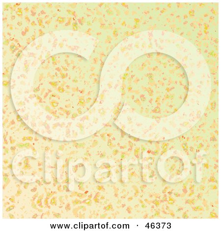 Royalty-Free (RF) Clipart Illustration of an Abstract Orange Textured Background by elaineitalia