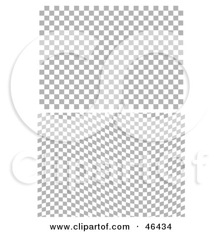 Royalty-Free (RF) Clipart Illustration of a Digital Collage Of Wavy And Flat Checkered Backgrounds by dero