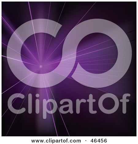 Royalty-Free (RF) Clipart Illustration of Purple Shining Disco Stage Lights by dero