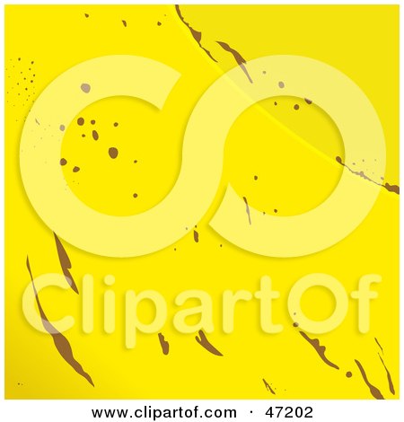 Clipart Illustration of an Abstract Banana Skin Background by Prawny