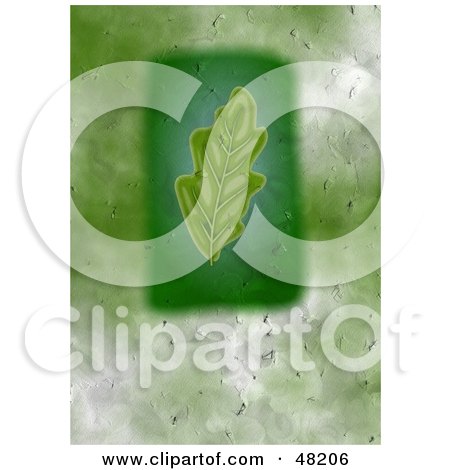 Royalty-Free (RF) Clipart Illustration of a Textured Oak Leaf Background by Prawny