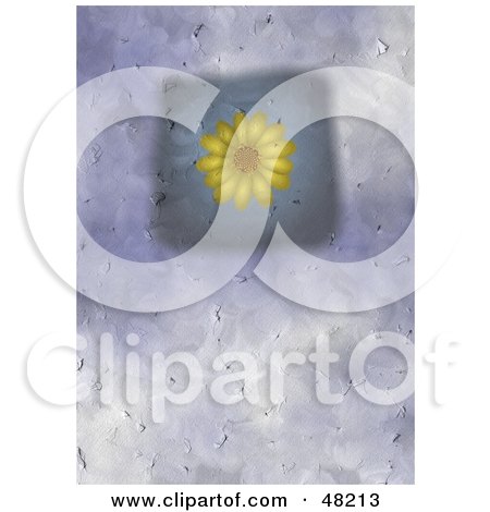 Royalty-Free (RF) Clipart Illustration of a Textured Daisy Background by Prawny