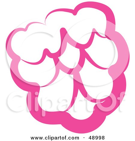 Royalty-Free (RF) Clipart Illustration of a Pink Raspberry by Prawny