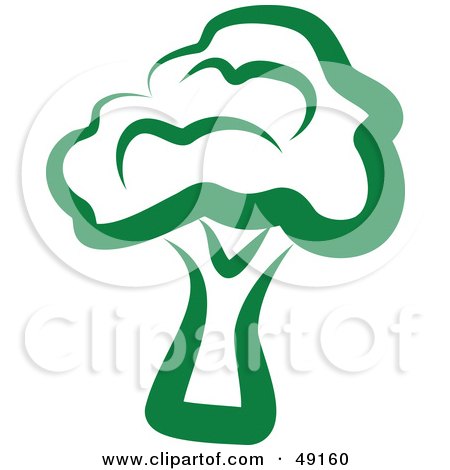Royalty-Free (RF) Clipart Illustration of Green Broccoli by Prawny