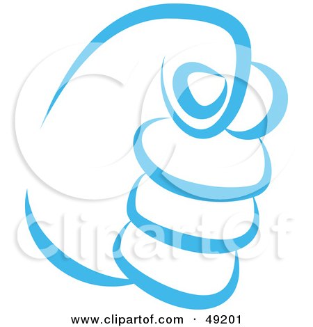 Royalty-Free (RF) Clipart Illustration of a Human Hand Balled in a Fist by Prawny