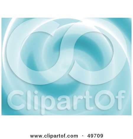 Royalty-Free (RF) Clipart Illustration of a Smooth Blue Water Whirlpool Background by Arena Creative