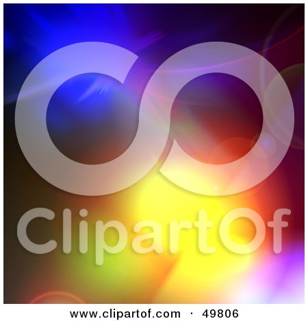 Royalty-Free (RF) Clipart Illustration of a Colorful Flare Background by Arena Creative