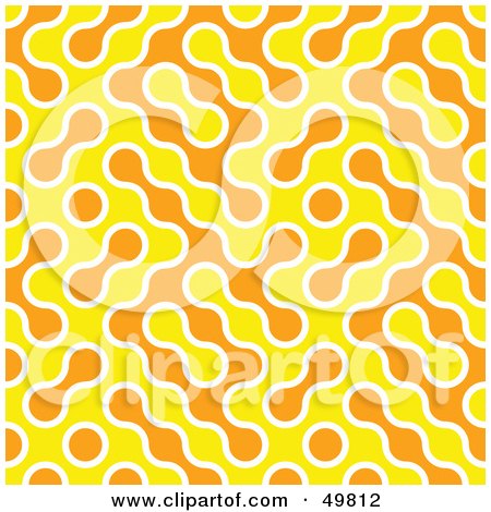 Royalty-Free (RF) Clipart Illustration of an Abstract Yellow And Orange Background by Arena Creative