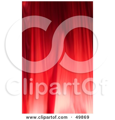 Royalty-Free (RF) Clipart Illustration of a Red Wrinkled Curtain Background by Arena Creative