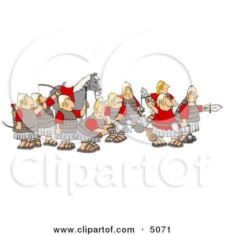 Roman Legion Clipart by djart
