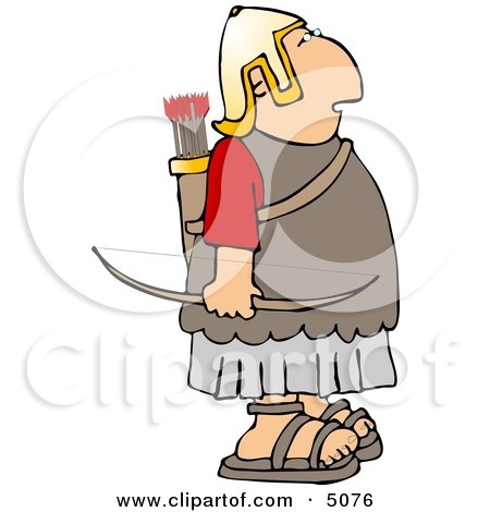 Roman Army Soldier Archer Clipart by djart