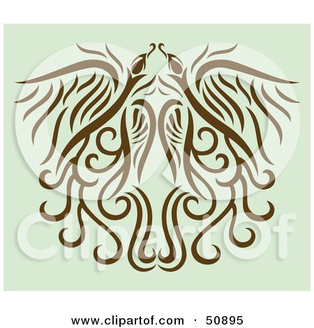 Royalty-Free (RF) Clipart Illustration of a Deco Pattern - Version 2 by Cherie Reve