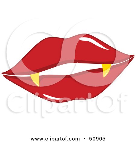 Royalty-Free (RF) Clipart Illustration of Women's Lips - Version 1 by Cherie Reve