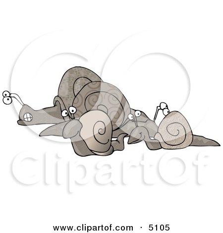 Group of Snails Clipart by djart