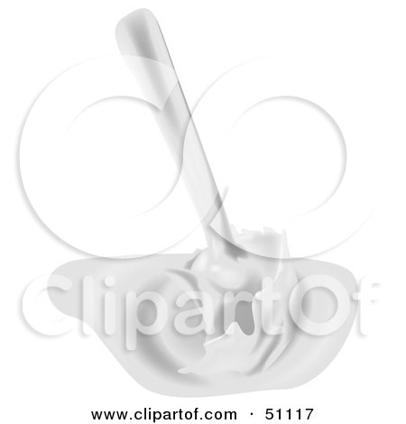 Royalty-Free (RF) Clipart Illustration of Pouring Milk by dero