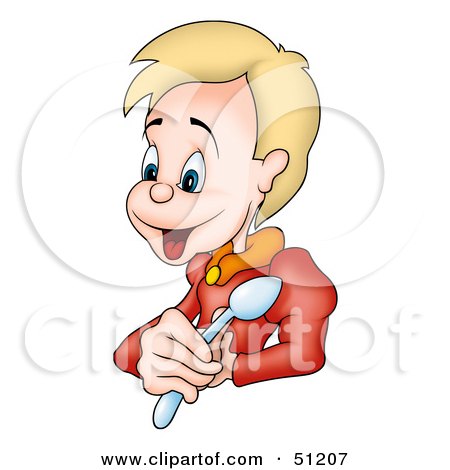 Royalty-Free (RF) Clipart Illustration of a Little Boy - Version 16 by dero