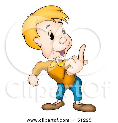 Royalty-Free (RF) Clipart Illustration of a Little Boy - Version 13 by dero