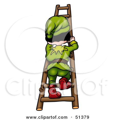 Clipart Illustration of a Mining Sprite - Version 2 by dero