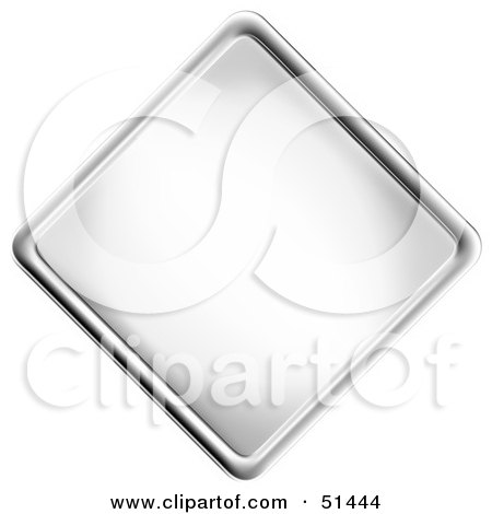 Royalty-Free (RF) Clipart Illustration of a Metal Diamond by dero