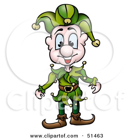 Royalty-Free (RF) Clipart Illustration of a Male Dwarf - Version 8 by dero