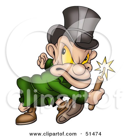 Royalty-Free (RF) Clipart Illustration of a Mad Bomber by dero