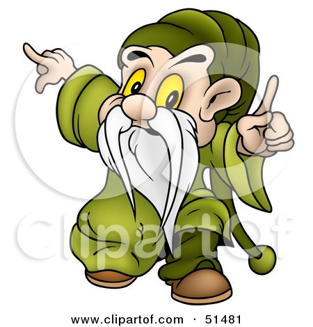 Royalty-Free (RF) Clipart Illustration of a Male Dwarf - Version 6 by dero