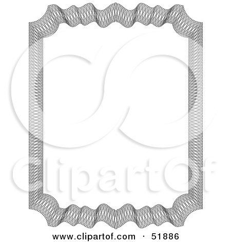 Clipart Illustration of an Ornate Guilloche Border - Version 3 by stockillustrations