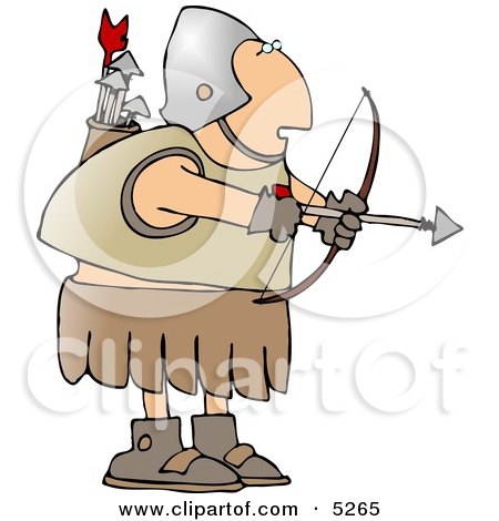 Roman Archer Soldier Shooting an Arrow Posters, Art Prints