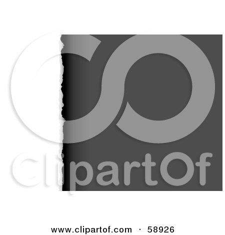Royalty-Free (RF) Clipart Illustration of a Gray And White Background Divided By A Tear by michaeltravers