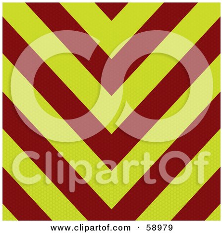 Royalty-Free (RF) Clipart Illustration of a Red And Yellow Ambulance Stripe Background by michaeltravers