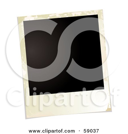 Royalty-Free (RF) Clipart Illustration of a Blank Polaroid Background - Version 4 by michaeltravers