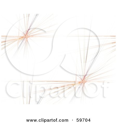 Royalty-Free (RF) Clipart Illustration of a Random Orange, Gray And White Fractal Background by oboy